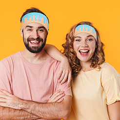 1Pc Polyester Headbands for Women Girls&nbsp;OHAR-CN0001-05A