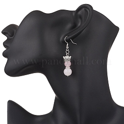 Baking Paint Imitation Jade Glass Dangle Earrings&nbsp;EJEW-JE06619-03