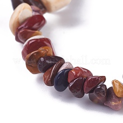 Natural Mookaite Beads Stretch Bracelets&nbsp;BJEW-JB04152-07