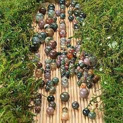 340Pcs 4 Style Natural Indian Agate Beads&nbsp;G-LS0001-46