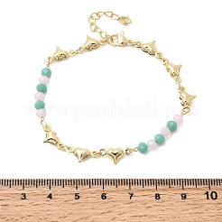 Brass Link Bracelest for Women&nbsp;BJEW-K298-04G