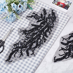 3D Computerized Embroidery Polyester Iron on/Sew on Patches&nbsp;DIY-WH0043-86