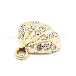 Alloy Rhinestone Pendants&nbsp;FIND-U026-24A-G