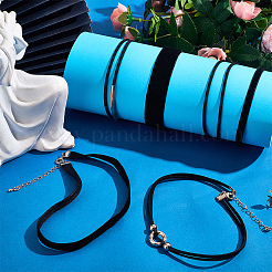 6Pcs 6 Styles Velvet & Imitation Leather Choker Necklaces&nbsp;NJEW-SC0001-71