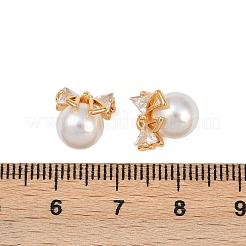 Brass Micro Pave Cubic Zirconia Charms&nbsp;KK-F902-05G