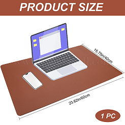 PU Leather Mouse Pad&nbsp;AJEW-WH20010-33A