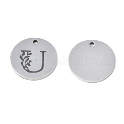Non-Tarnish 304 Stainless Steel Charms&nbsp;STAS-T059-26P-U