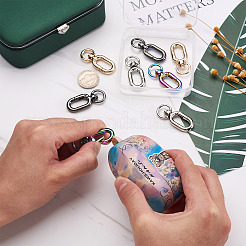 8Pcs 4 Colors Zinc Alloy Swivel Clasps&nbsp;FIND-BY0001-07