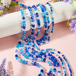 6 Strands 3 Styles Glass Beads Strands&nbsp;EGLA-TA0013-71B
