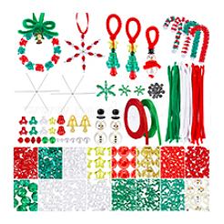 Christmas Themed Acrylic Beads Jewelry Making Finding Kits&nbsp;DIY-PH0030-34
