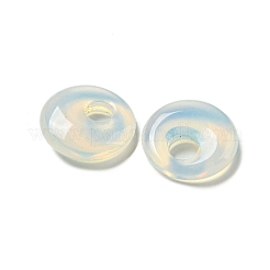 オパライトドーナツ/円周率ディスクチャーム  14~14.5x4mm  穴：4mm&nbsp;G-G142-02V