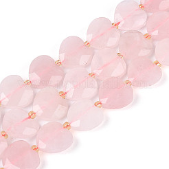 Natural Rose Quartz Beads Strands&nbsp;G-P592-B20-01