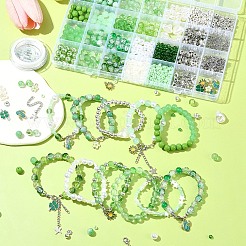 DIY Glass Beads Bracelets Jewelry Making Kit&nbsp;DIY-FS0007-69