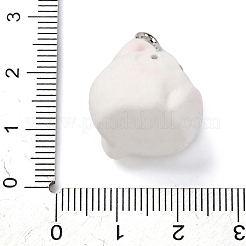 Flocky Animal Resin Pendants&nbsp;FIND-S001-06N