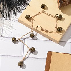 Iron Bell Pendant Decorations&nbsp;HJEW-JM02222-01