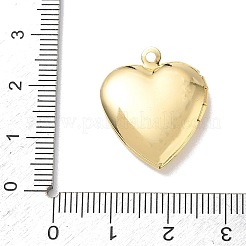 Brass Locket Pendant Cabochon Settings&nbsp;KK-L268-021G-01