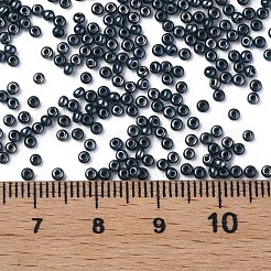 11/0 チェコ不透明ガラスシードビーズ  光沢のある  ラウンド  ミッドナイトブルー  2.2x1.5mm  穴：0.7mm  約500 G /袋&nbsp;SEED-N004-003B-39