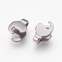 Tarnish Resistant 304 Stainless Steel Cord Ends&nbsp;STAS-G176-09P