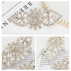 Alloy Glass Rhinestone Cloth Cabochons&nbsp;DIY-WH0265-46S