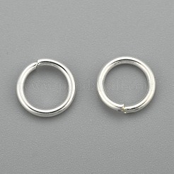 304ステンレススチールオープン丸カン  ラウンド  銀  18ゲージ  7x1mm  内径：5mm&nbsp;STAS-H380-09S-D