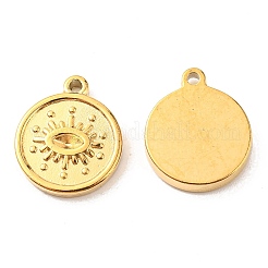 PVD Vacuum Plating 304 Stainless Steel Pendant Rhinestone Settings&nbsp;STAS-F287-49G