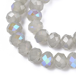 Electroplate Glass Beads Strands&nbsp;X-EGLA-A034-J8mm-L09