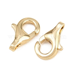 Brass Lobster Claw Casps&nbsp;KK-H292-35G-02