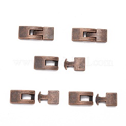 Tibetan Style Snap Lock Clasps&nbsp;LS-RLF11313Y-NF