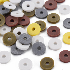 Handmade Polymer Clay Beads Strands&nbsp;CLAY-R089-8mm-T025