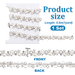 1 Yard Teardrop Iron Rhinestone Strass Chains&nbsp;CH-PH0001-18