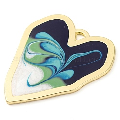 Alloy Enamel Pendants&nbsp;PALLOY-S034-02KCG-L