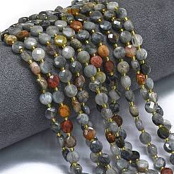Natural Eagle Eye Stone Beads Strands&nbsp;G-K389-B36-01
