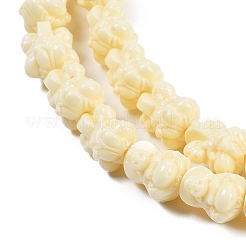 Synthetic Coral Carved Beads Strands&nbsp;CORA-C003-02