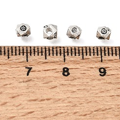 Tibetan Style Alloy Beads&nbsp;AL-CBA3B63-14AS