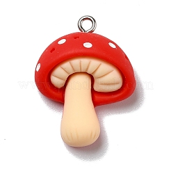 Autumn Theme Opaque Resin Pendants&nbsp;RESI-D055-027P