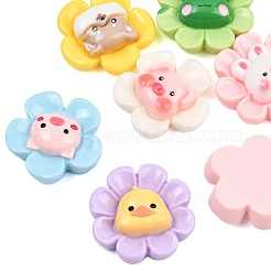 Animal Theme Resin Cabochons&nbsp;RESI-B048-02