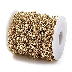 Rack Plating Brass Hexagon Link Chains&nbsp;CHC-G023-04G