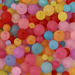 1160Pcs 4 Sizes Transparent Acrylic Ball Beads&nbsp;FACR-PJ0001-03