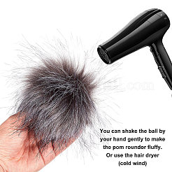 20Pcs 10 Colors Faux Fox Fur Soft Pompom Ball&nbsp;AJEW-GF0006-48