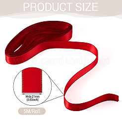 5M Polyester Gold Edged Satin Ribbon&nbsp;OCOR-TADJ0001-05A