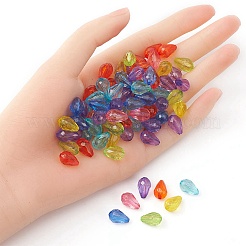 100Pcs Transparent Acrylic Beads&nbsp;MACR-YW0002-10