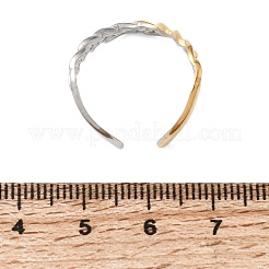 304 Stainless Steel Cuff Open Rings&nbsp;RJEW-P192-02A