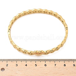304 Stainless Steel Hinged Bangles for Women&nbsp;AJEW-P127-27G