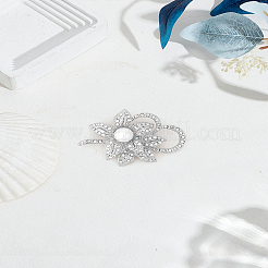 1Pc Zinc Alloy Rhinestone Brooches&nbsp;JEWB-LP0006-05P
