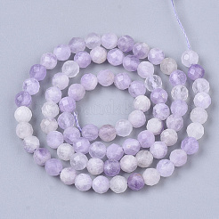 Natural Lavender Amethyst Beads Strands&nbsp;G-S361-5mm-022