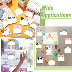 12Pcs 12 Styles Animal Theme Sticky Note&nbsp;ST-CJ0044-002