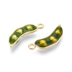Alloy Enamel Pendants&nbsp;PALLOY-T092-30G