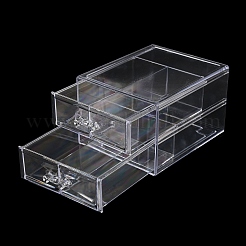 4-Grid Acrylic Jewelry Storage Drawer Boxes&nbsp;CON-K002-01A