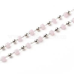 3.28 Feet Handmade Glass Beaded Chains&nbsp;X-CHC-F008-A23-P