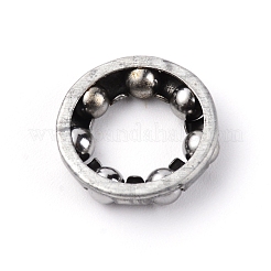 スチールバイクヘッドセットベアリング  自転車アクセサリー  リング  ステンレス鋼色  20.5x5mm  穴：12mm&nbsp;FIND-WH0077-04B